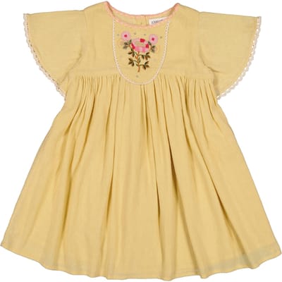 Louise Misha Dress Johanna Honey Size: 6M | Dresses Outlet | Unisex | Geel