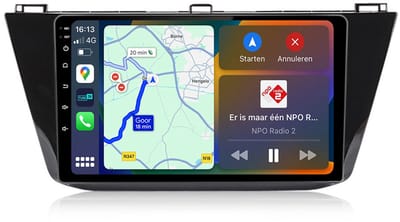 BG4U - Android Navigatie Radio geschikt voor VW Volkswagen Tiguan MK2 2016-2022 met Draadloze Apple Carplay en Android Auto Draadloos