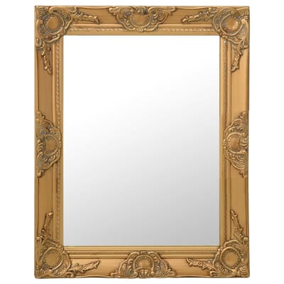 vidaXL - Wandspiegel - barok - stijl - 50x60 - cm - goudkleurig
