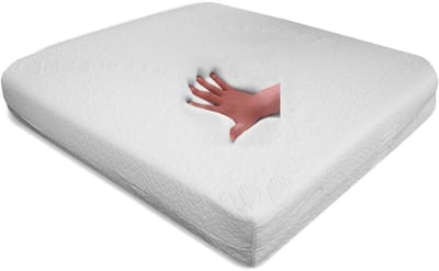 Zitting Kussen - Comfort Kussen - Zitcomfort Verbeteren - Drukverlagend Schuim - 52 x 45 x 10 cm - Zwart