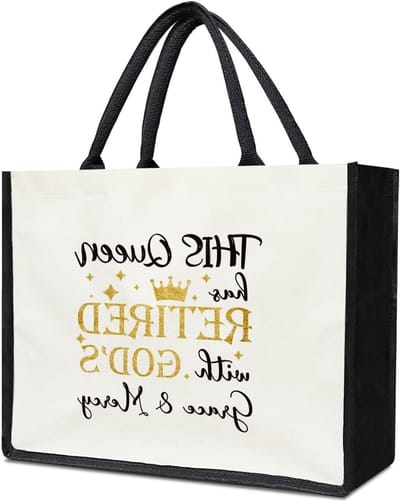 Strandcanvas Draagtas - Esthetische Boodschappentas - Dagelijkse Boodschappen - Dubbelzijdig Ontwerp - 42 x 32 cm - Niet gespecificeerd