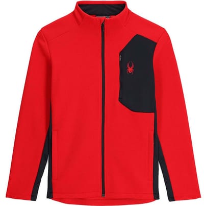 Spyder Bandit Fleece Met Volledige Rits Rood M Man