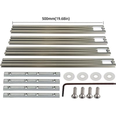 Trimmachine Frezen Groeven Graveren Geleiderail Verstelbare Rug Houtbewerking DIY Hulp Type D