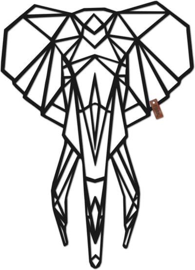 FBRK. Geometrische Olifant- Chalky Grey