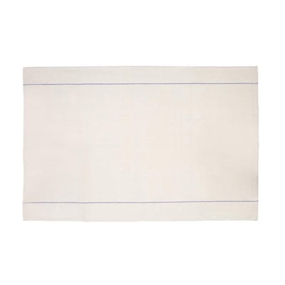 Vogue ovendoek beige met blauw