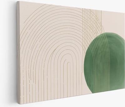 Saammp Muurcirkel Hout - Pampas pluimen in de natuur - Bloemen - Ø 90 - Wandcirkel - Wanddecoratie Cirkel - Muurdecoratie Woonkamer - Kantoor Decoratie