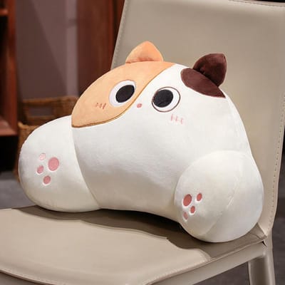 Nieuw Zacht Katten Kussen Cartoon Knuffel Lendensteun Stoel Zitkussen Dier Pluche Speelgoed Bank Bed Woondecoratie Grappig Cadeau 35X45cm