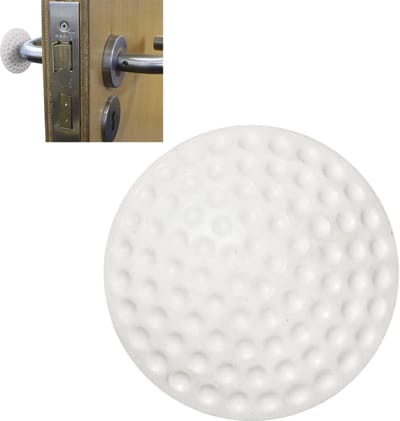 Deurbeschermers - Deurklink buffers - Deurstopper - Muurbeschermer - Zelfklevend - 2 stuks - Wit - Diameter 5 cm