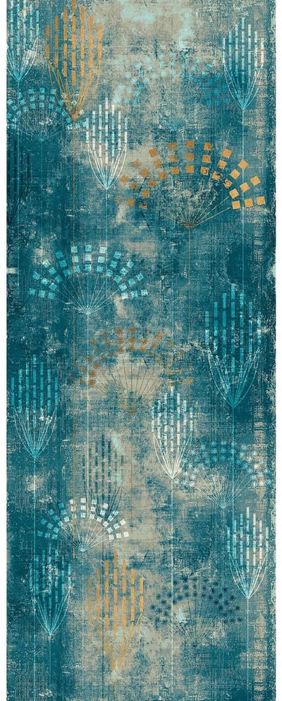 Fotobehang StylizedBlue DD114650 A.S. Création Absolutely Chic Blauw Turkoois Vlies 260 x 100 cm (1 Teile) Fotobehang