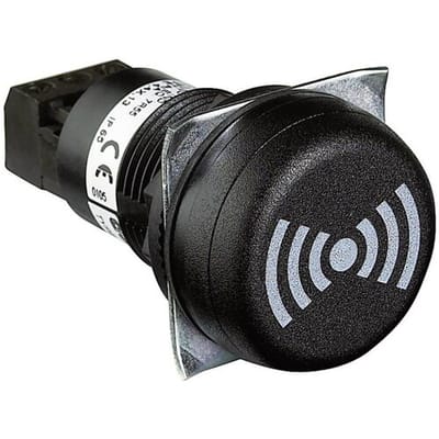 Auer Signalgeräte Signaalzoemer 812500405 ESK Continu geluid, Pulstoon 12 V/DC, 12 V/AC, 24 V/DC, 24 V/AC 65 dB