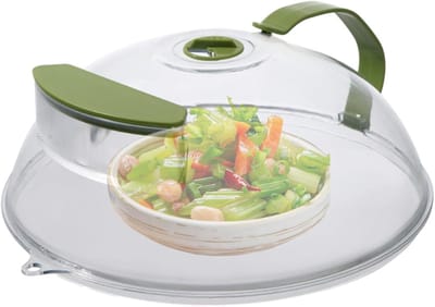 Magnetrondeksels - Magnetronmatten en deksels met waterreservoir | Keukengerei om te voorkomen dat eten spettert en blijft plakken | Laat eten beter ademen