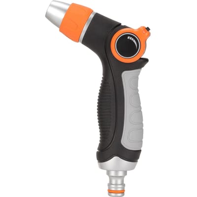 Slang Sproeier Zinklegering Intelligente Besturing Water Sproeikop voor Tuin Huishouden Auto Wassen black