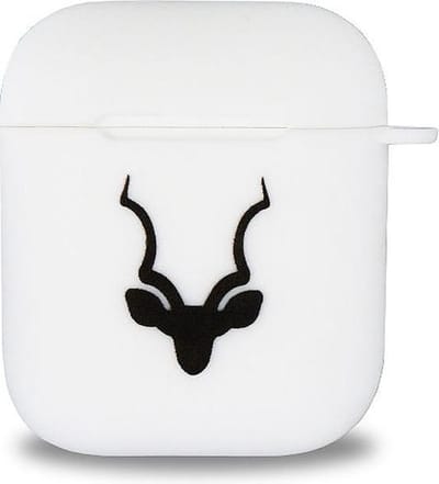 Kudu AirPods beschermhoes - AirPods 2 Case - Zwart - Krasvrij - Soft TPU - Inclusief schoonmaak set & sleutelring