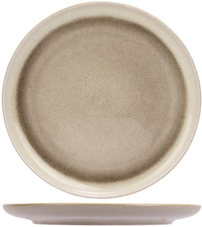 Cosy & Trendy Ontbijtbord Forest Sand - Set van 4 - ø 21 cm - Aardewerk - Vaatwasser- & Magnetronbestendig