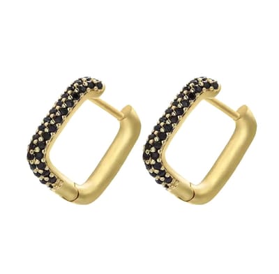 Jobo By JET - Hope earrings - S – Goud zwart - Dames oorbellen