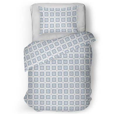 Snoozing Caroline Dekbedovertrek - Eenpersoons - 140x200/220 cm - Blue