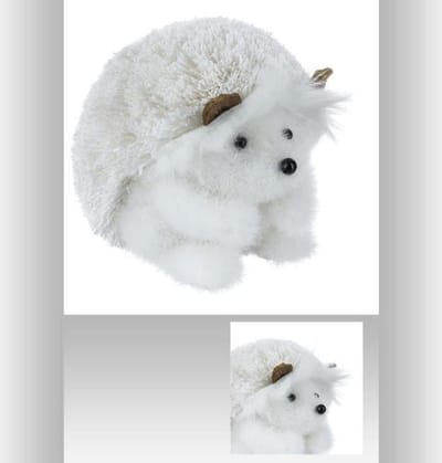 Décoration Peluche en Fourrure
