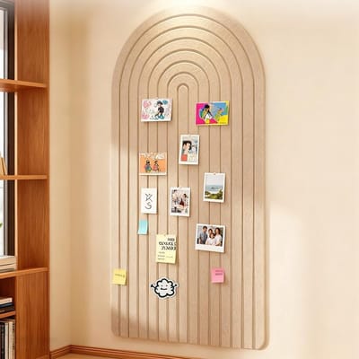 Grote Korken Prikbord 120 x 60 cm met Dikke Vilt Tegels, Vouwbare Ronde Hoeken, Ideaal voor Kinderen, Kantoor en Woonkamer Decoratie
