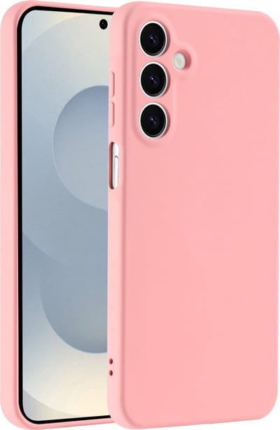 Hoesje geschikt voor Samsung Galaxy S25 hoesje zacht siliconen- Arara backcover - Licht Roze