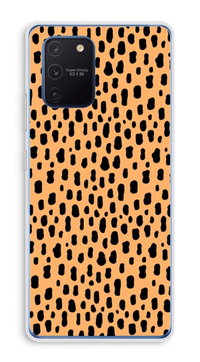 Case Company® - Hoesje geschikt voor Samsung Galaxy Note 10 Lite hoesje - Panter - Soft Cover Telefoonhoesje - Bescherming aan alle Kanten en Schermrand