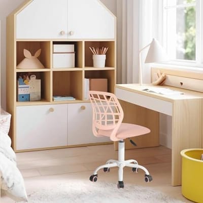 In hoogte verstelbare kinderstoel met kleurrijk design voor kinderen van 3-10 jaar