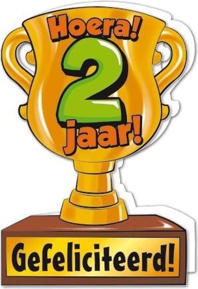 Trofee kaart - 2 jaar