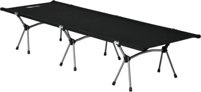 Veldbed - Kampeerbed - Vouwbed - Ligbed - Stretcher- Campingbedje - Opvouwbaar - 1 Persoons - Zwart