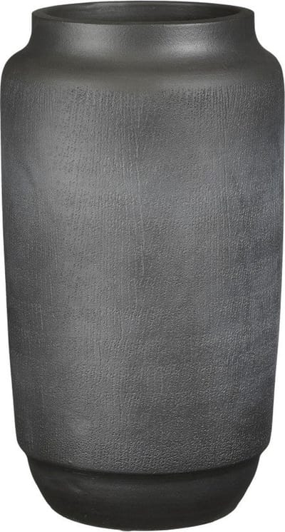 Mica Decorations Aveiro Bloempot - 22x22x40 cm - Terracotta - Zwart