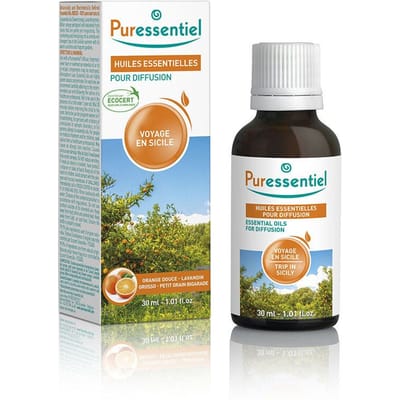 Puressentiel Etherische Oliën Voor Verstuiving Reizen in Sicilië 30 ml