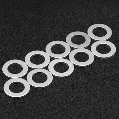 Dailygoods- Olieaftapplug Sluitring 10st - Aluminium - Onderdeelnummer 94109-14000 - Externe diameter 23 mm - Interne diameter 14 mm - Geschikt voor Accord 2017 - Pakkingen