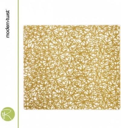 Placemat - Modern Twist - Twine - gold