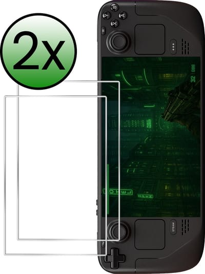 Beschermglas Geschikt voor Steam Deck OLED Screenprotector Tempered Glass - Screenprotector Geschikt voor SteamDeck OLED Screen Protector - 2 Stuks