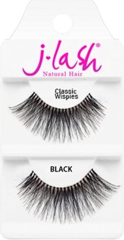 J-Lash - Natural Hair - Classic Wispies - Nepwimpers - Zwart - 1 g