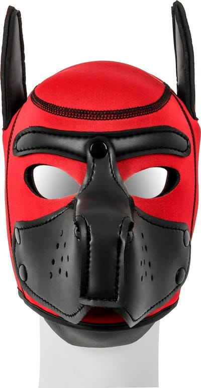 Banoch - Lindo Perrito Neoprene - honden masker puppy - rood