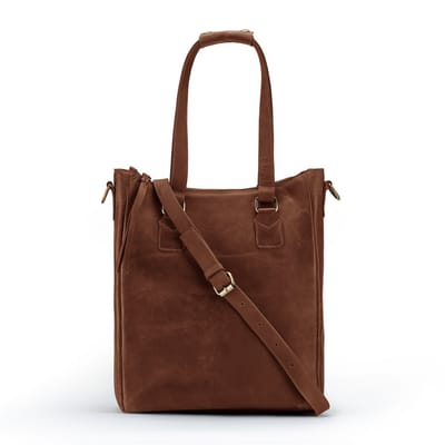 DE LAMASSU® (Diana) Leren Damestas & Laptoptas 13 Inch – Echt Volnerf Leer – Elegant & Ruim – Met Schouderband – Luxe Geschenkverpakking