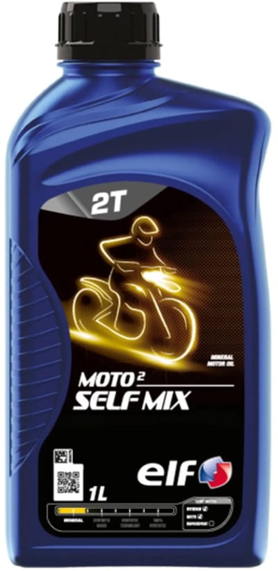 Total Elf Moto 2 Self Mix 2-takt motorfiets olie 1 liter