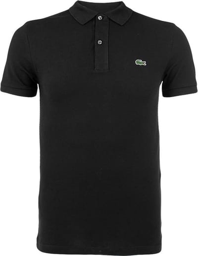 Lacoste heren polo shirt zwart