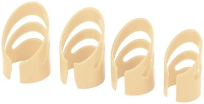 MTTproducts - Fingertip Picks - Gitaarvingerpluk - Ergonomisch ontwerp - Beige - Bescherming en speelgemak - Ideaal voor bassist - XL Fit