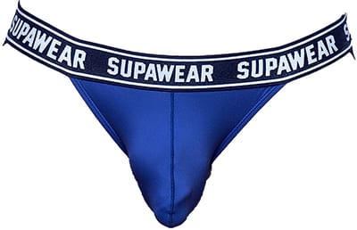 SUPAWEAR WOW Jockstrap Navy - MAAT M - Heren Ondergoed - Jockstrap voor Man - Mannen Jock