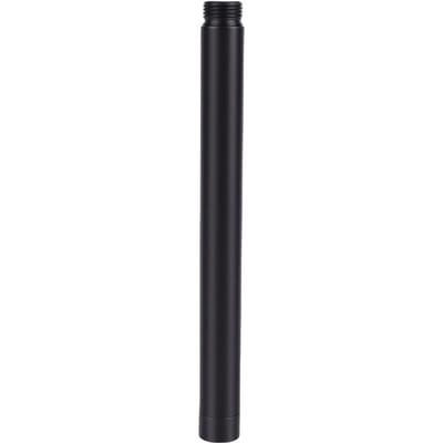 8,0 inch Douchekop Verlengarm Douchearm Verlenging Roestvrij Staal Douchepijp Verlenging Rond Type 1 black