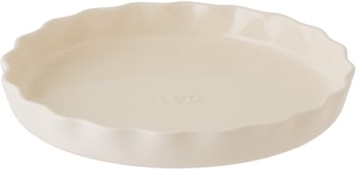 LEO Geribbelde taartschaal Balance 1,50L - Beige -