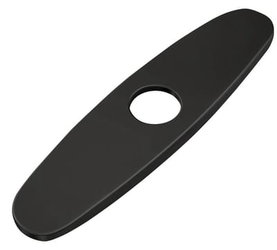 Dailygoody - kraangat afdekkingsplaat - dekplaat - Duurzaam en stijlvol - Zwart - Geschikt voor keuken en badkamer - 10 inch