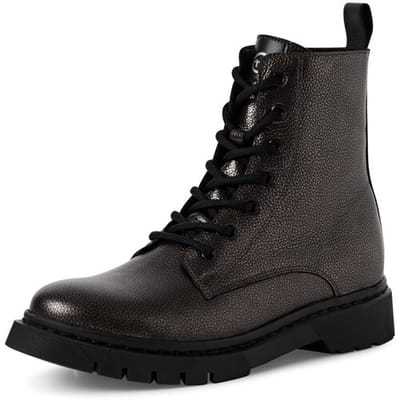 Tamaris Tamaris Veterboots zilver Textiel