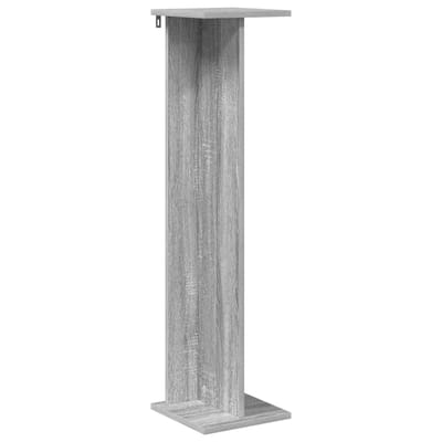 vidaXL - Plantenstand - Grijs - Sonoma - 25 - x - 25,5 - x - 100,5 - cm - Bewerkt - hout