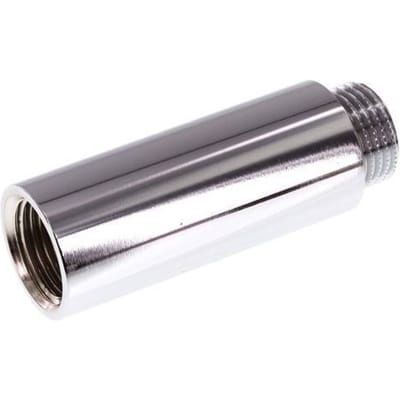 G 1/2'' F/M Verchroomd Messing Verlengstuk DIN 3523 - 65 mm - FL2S-FM-BC-012G-65L