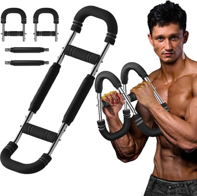 Unyqoos® Verstelbaar armkracht trainingsapparaat voor full-body workout thuis en onderweg
