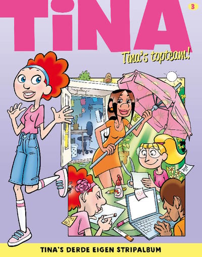 Tina Boekspecial Tina's Topteam - Stripboek - Tina's Derde Eigen Stripalbum - Strips - Stripboek - Magazine - Tijdschrift - Vakantieboek - Zomerboek - Speelgoed Meisjes - Cadeau voor Meisje