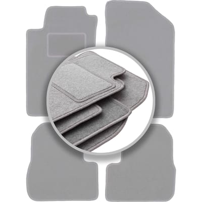Grijze automatten voor: Peugeot 206 hatchback, SW, stationwagen, CC, cabrio (1998-2010)