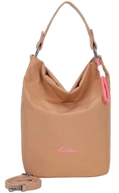 Fritzi aus Preußen schoudertas Lea Hobo Mocca Lichtbruin