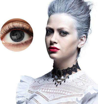 Boland - Paar weeklenzen Darkness - Volwassenen - Halloween en Horror - Halloween contactlenzen - Horror